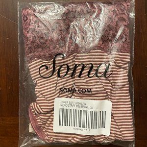 Soma Embraceable High Leg Panties - 2 Pair, Size XL, New in Pkg.
